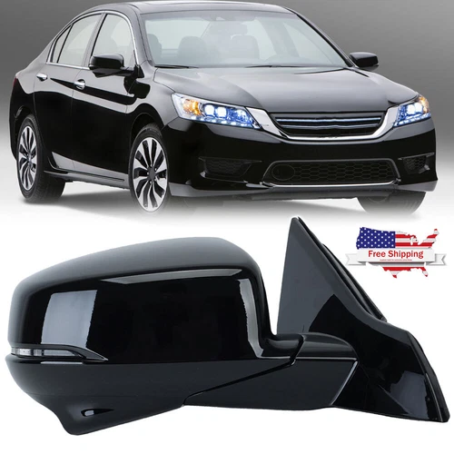 For Honda Accord Sedan 2013-2015 Right Passenger Side View Mirror Heated Camera