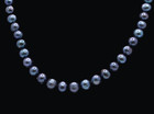 Pearl Beaded Necklace 925 Sterling Silver Cultured