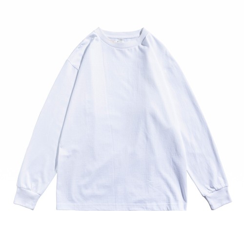 Men's Spring Loose Fashion Solid Casual Long Sleeve Round Neck T-Shirt Top - Picture 12 of 19