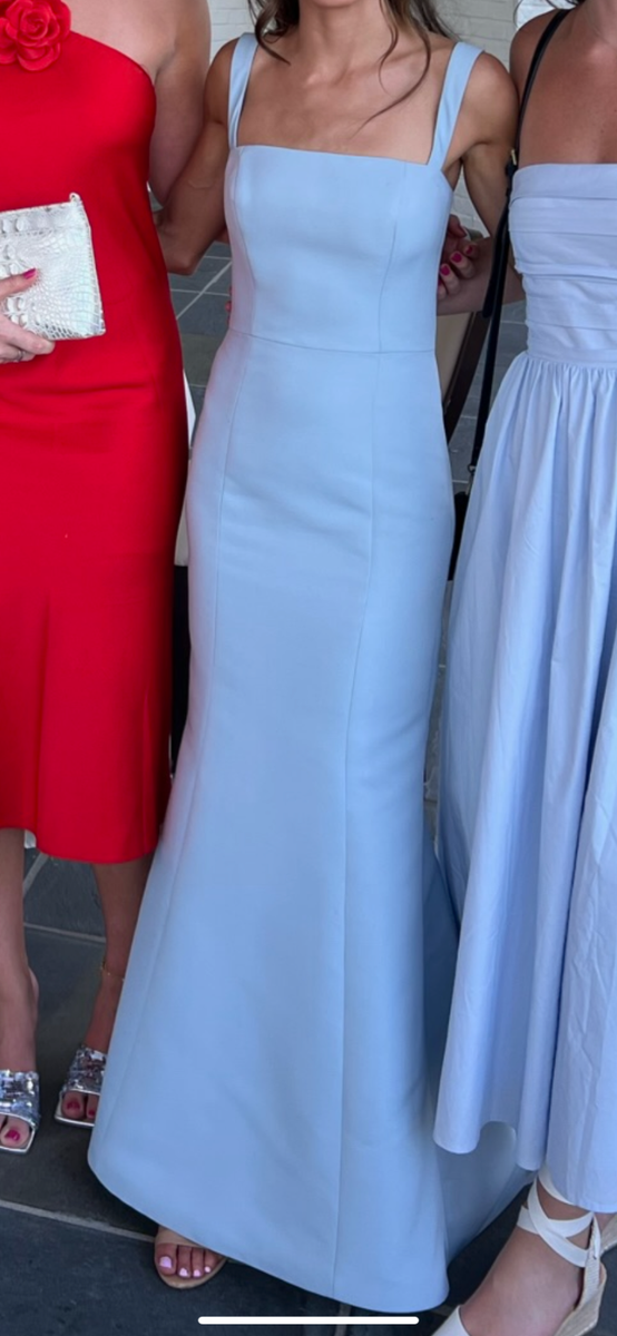 Ida Amsale Bridesmaid Dress in ICE Size 2, ALTERED TO FIT 0 | eBay Ida Amsale Bridesmaid Dress in ICE Size 2, ALTERED TO FIT 0 | eBay