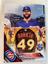2016 Topps Update #US4 Jake Arrieta Chicago Cubs All Star
