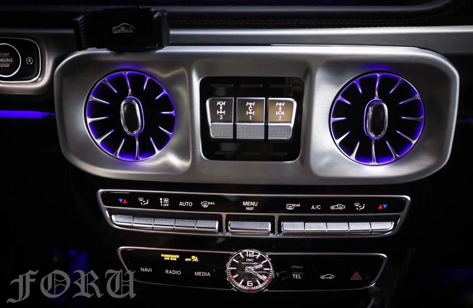 8/64 COLOR LED VENTILACIÓN AIRE LUZ AMBIENTE MERCEDES BENZ W464 G63 G500 G550 2018+ Foto 4 de 4