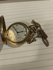 Arnex Time Co Pocket Watch Vintage 17Jewels Hunter Case Hand-winding Incabloc