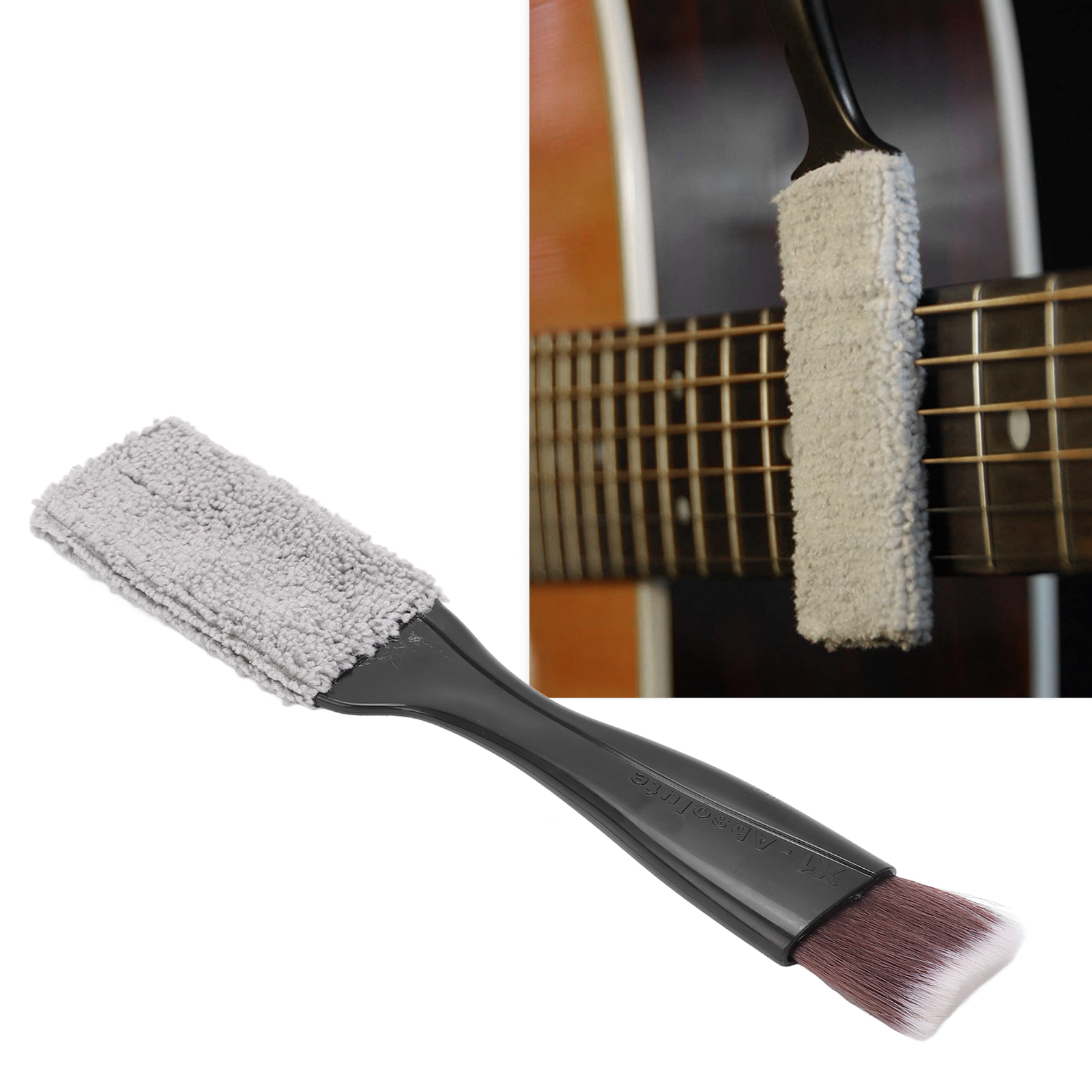 Guitar Cleaning Brush Guitar Fret Cleaning Kit Double Headed Guitar