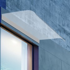 Front Door Clear Awning Canopy Porch Roof Shelter UV Rain Snow Protection Cover