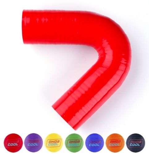 Silicone Joiner Pipe 135 Degree Reducer Elbow Hose 64mm to 76mm 2.5" - 3" - Foto 8 di 16