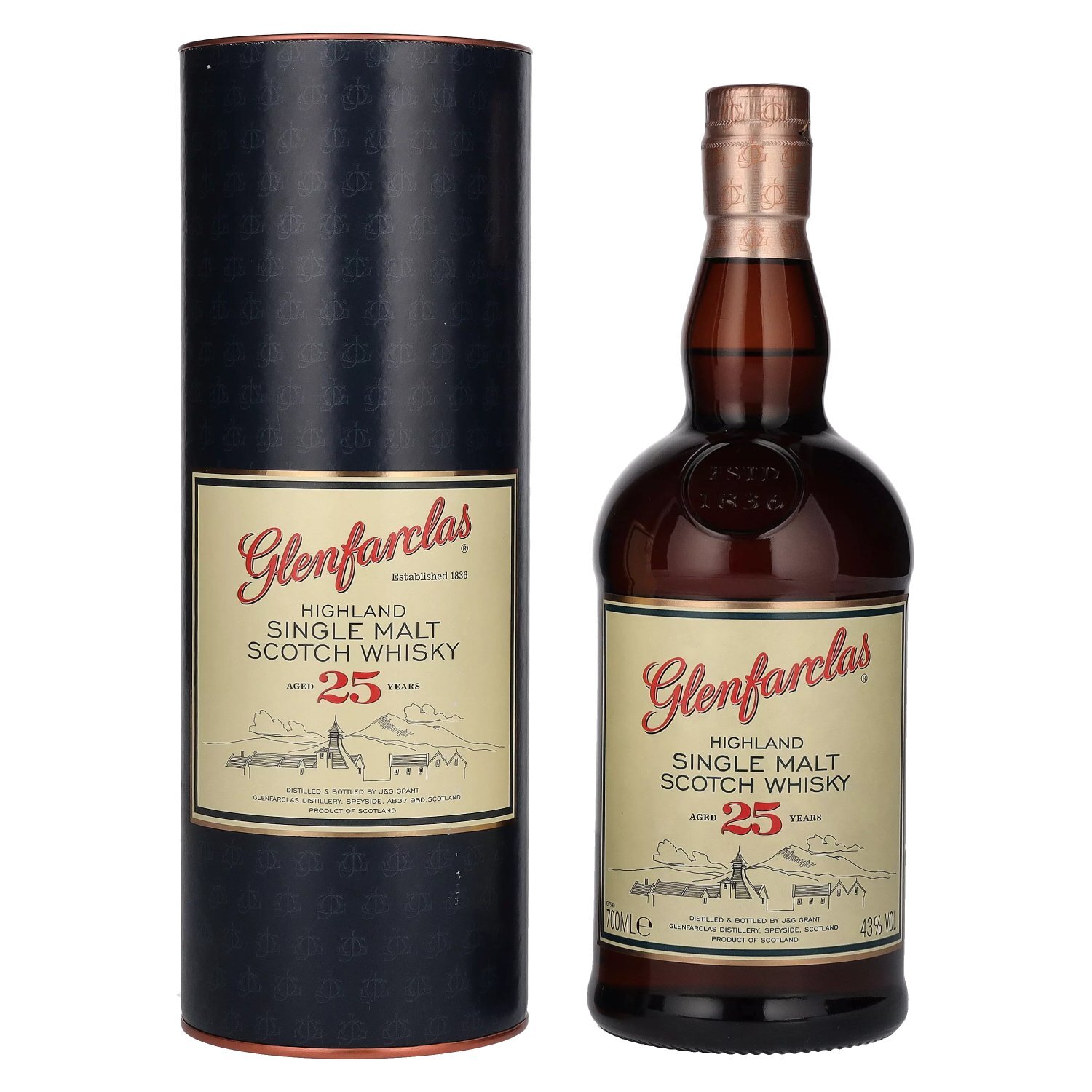 Glenfarclas 25 Years Old Highland Single Malt Scotch Whisky