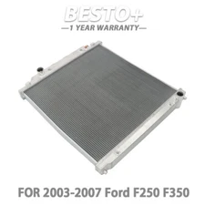 3 Row Aluminum Radiator For Ford F250 F350 F450 6.0L Powerstroke 03-2007 AT