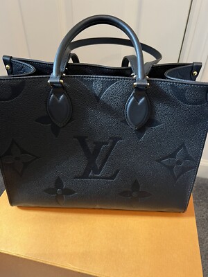 LOUIS VUITTON＊ONTHEGO MM TOTE BAG トートバッグ＊送料込 LOUIS VUITTON Onthego MM Giant Monogram Canvas Tote Shoulder