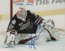 Oshawa Generals Kyle Keyser Signed Autographed 8x10 OHL Photo COA #1