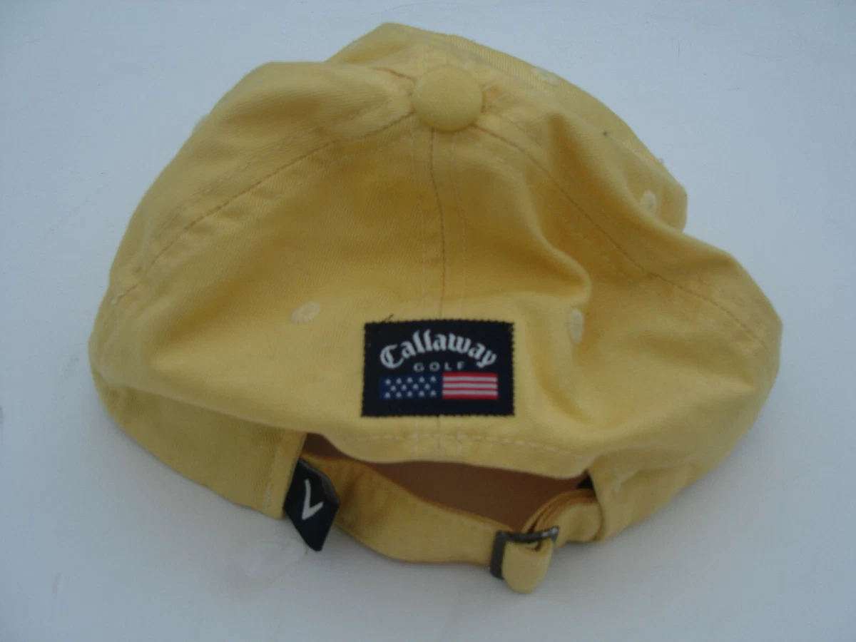 MERCEDES BENZ CALLAWAY GOLF CAP YELLOW