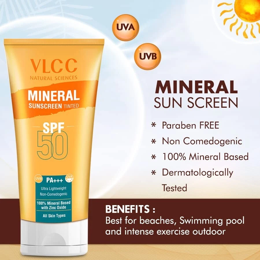 Protector solar mineral VLCC tintado FPS 50 PA+++ ultraligero 50 gm Foto 4 de 4