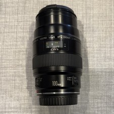 Canon EF 100mm F/2.8 Auto Focus Macro Prime Lens - Excellent Condition