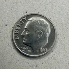 Photo of a 1968-P Roosevelt Dime from an eBay sale