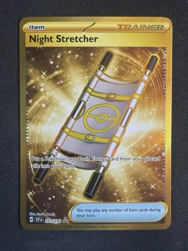 Pokemon Night Stretcher 251/191 Hyper Rare Surging Sparks Pokemon Near Mint