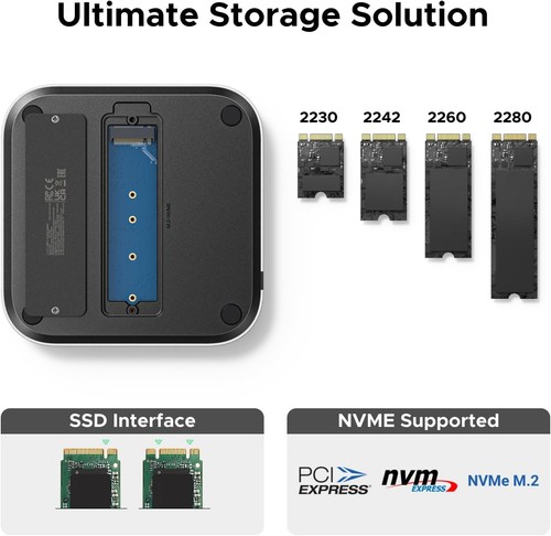 Seamless Mac Mini M4 Dock with 8TB SSD - Elegant Design & Effortless Setup - Picture 5 of 10