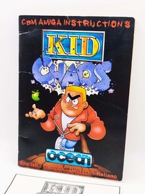 1994 AMIGA CD 32 VIDEO GAME - OCEAN KID CHAOS INSTRUCTION MANUAL & LEAFLET ONLY