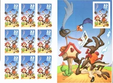 Scott#: 3391 - Road Runner and Wile E. Coyote 10x33¢ Pane of 10 Stamps - Lot 2