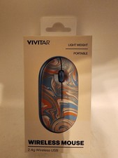 Vivitar Wireless Travel Mouse, Light Weight/Portable, 2.4g Wireless USB