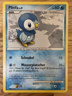 Pokémon Plinfa 5/12 Manaphy Starter Deck Deutsch Diamant & Perl 2007