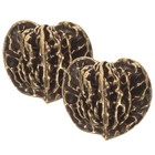  2 Stück Chinesische Übungsbälle Messing Walnüsse Messing Teehaustier Ornamente