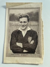 Original rare Derby County FC player Willie Steel Photo 1947-48 Weekly Telegraph