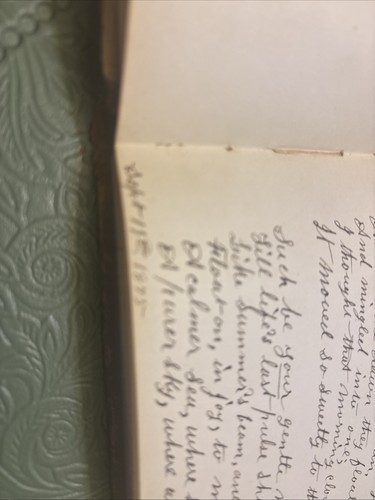 ENDE 1800er SAMMELALBUM MIT BRIEFEN GEDICHTE mit über 30 Unterschriften Jacksonville Fla - Bild 9 von 24