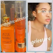 ACTIVE Caviar vitamin C & tumeric body lotion, oil & face cream 3pcs set