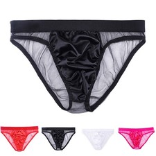 New Waist Color Sexy Sexy Perspective Panties Red Rose Red White Panty Rise