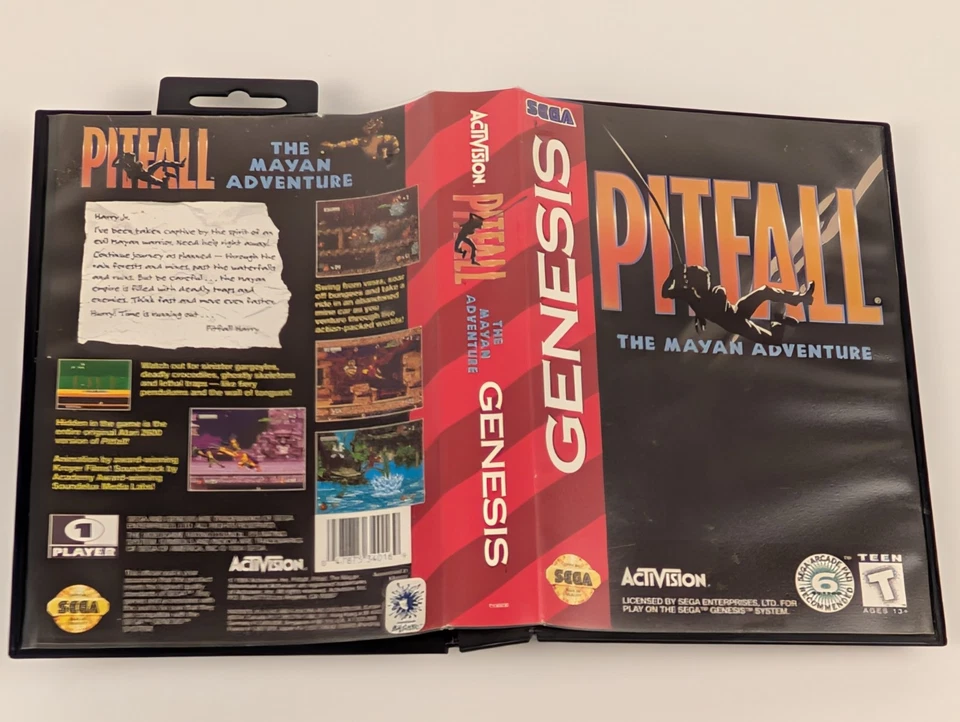 Pitfall: The Mayan Adventure (Sega Genesis, 1994)➡️CIB Complete - Tested 🎮 - Image 4 of 4