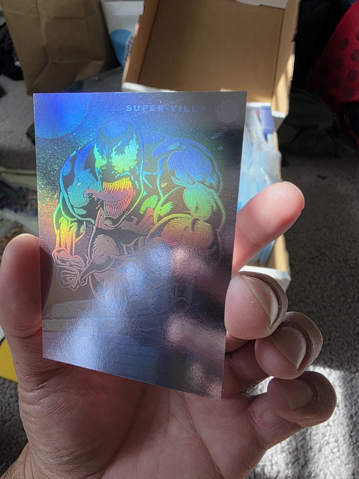 1992 Marvel Universe Impel Venom Hologram Mint - Image 3 of 4