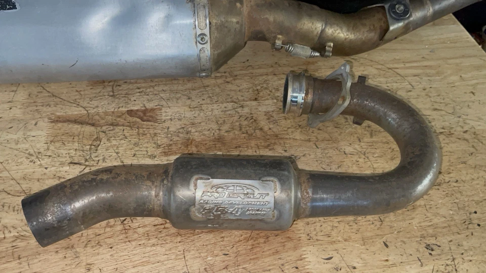 KX250F Complete Pro Circuit T6 SS 2009-2016 silenciador de escape cabezal deslizable Foto 2 de 4