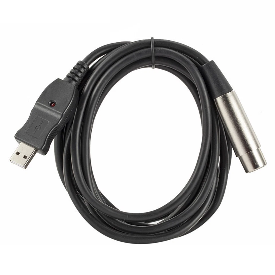 3M USB Male to XLR Female Microphone Link Cable For PS2/PS3/WII/XBOX hosts - Image 2 of 4