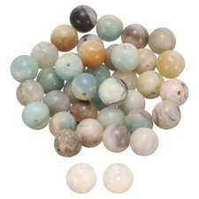 50pcs River Stone A Natural Stone Beads 10mm Round Loose Bead