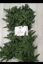 My Texas House 9'  Cedar Garland Christmas Natural Feel New