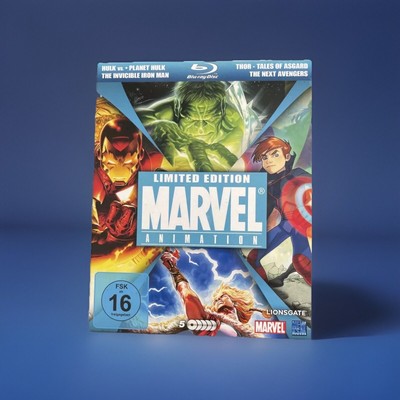 Marvel Animation Limited Edition blu - Rays Neu OVP, Deutsch Sammlung Auflösung!