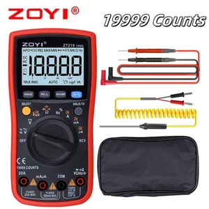 ZOYI ZT219 19999 Compteur numérique multimètre Vrai-RMS Voltmètre Testeur de courant