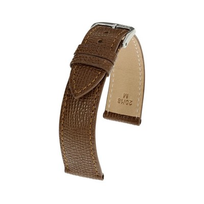 Uhrenarmband in Tabak, Rindsleder, Klassisch von RIOS1931 - 7 Breiten