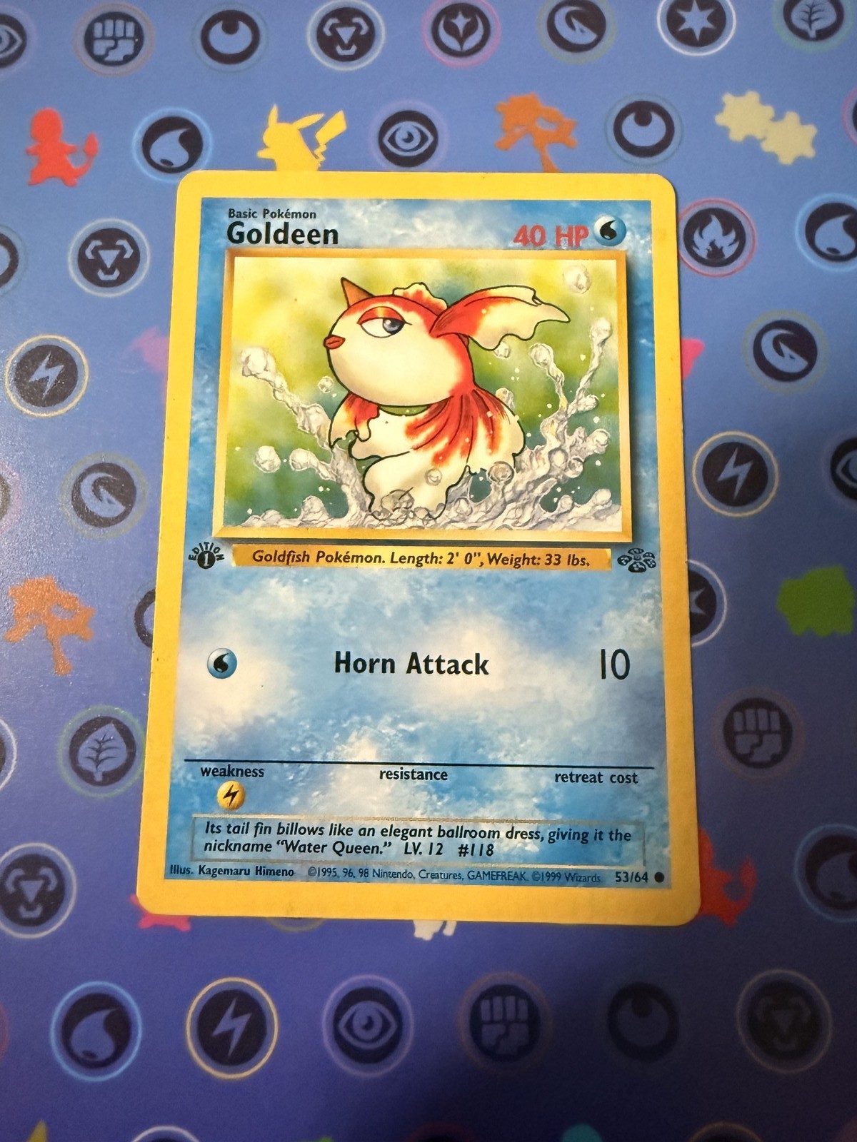 Goldeen 1st Edition Common Jungle 53/64 NM