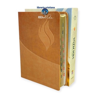 Biblia de Estudio de la Vida Plena RV1960, Actualizada piel marrón Con Índice 