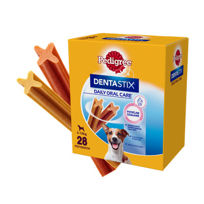 Pedigree Dentastix Small Hundeleckerlis zwei Sorten Zahnhygiene 28-pack