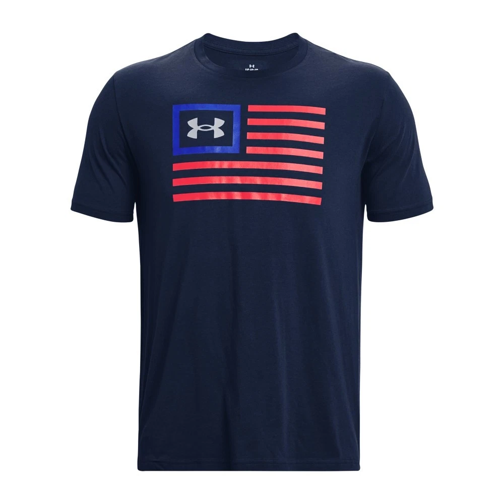 Under Armour 1373885 Men's UA Freedom Chest Graphic T-Shirt, Academy, Medium
