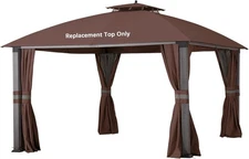 10X12 Replacement Gazebo Top for Eagle Brooke Gazebo Model A101007600, A10100760