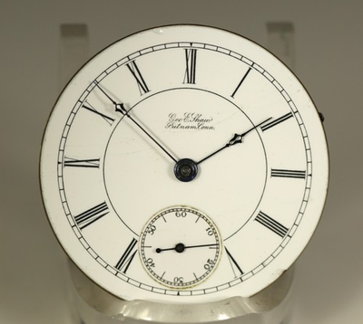 #ad #ad 18s Rockford Md 7 Gr 78 Private Label Geo Shaw Pocket Watch Movement Needs Work $48.00