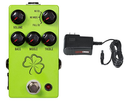 JHS Clover Preamp Pedal + Gator 9V Power Supply Combo