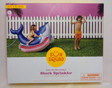 Sun Squad Ride-On Inflatable Shark Sprinkler 4ft 7in Long