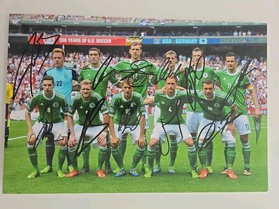DFB Team XXL 11 x signiert Autogramm XXL Foto 20x30 Original Autograph Signed 