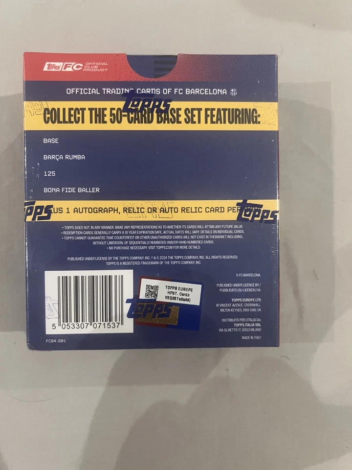 Topps 2024-25 Barcelona Team Set Sealed Soccer Box - Image 2 of 4