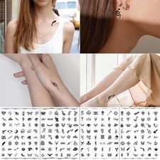 Small Temporary Tattoos for Adult Women Men  380 Styles 8 Sheets Fake Finger Fa