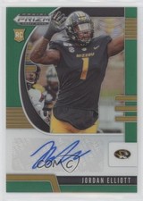 2020 Panini Prizm Draft Picks Rookies Green Jordan Elliott #218 Auto 0w8